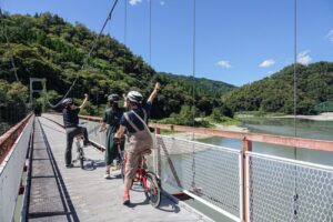 天龍村サイクリング体験